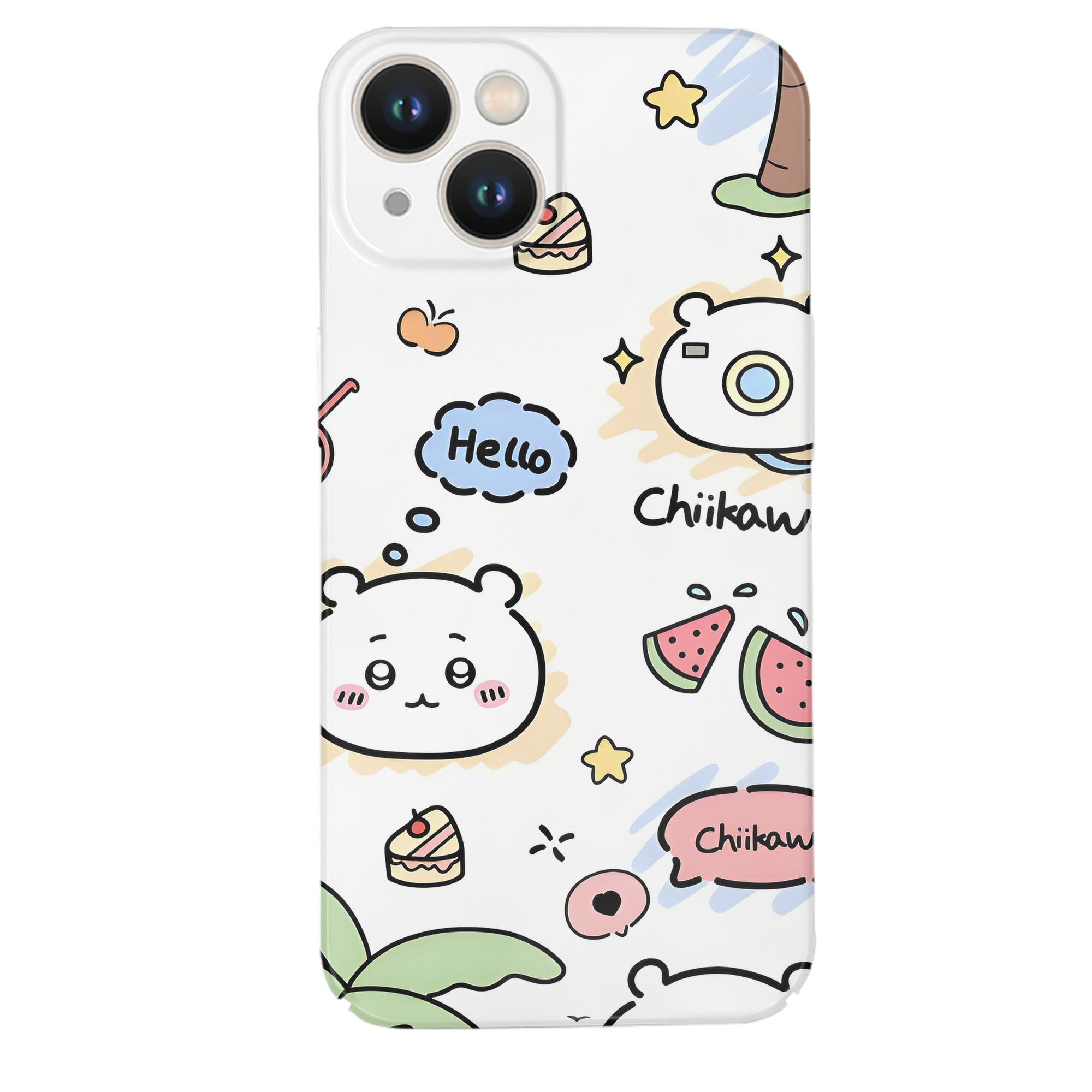 （画像用） ちいかわ Chii-kawa 【iPhone 14シリーズ対応】ハードケース